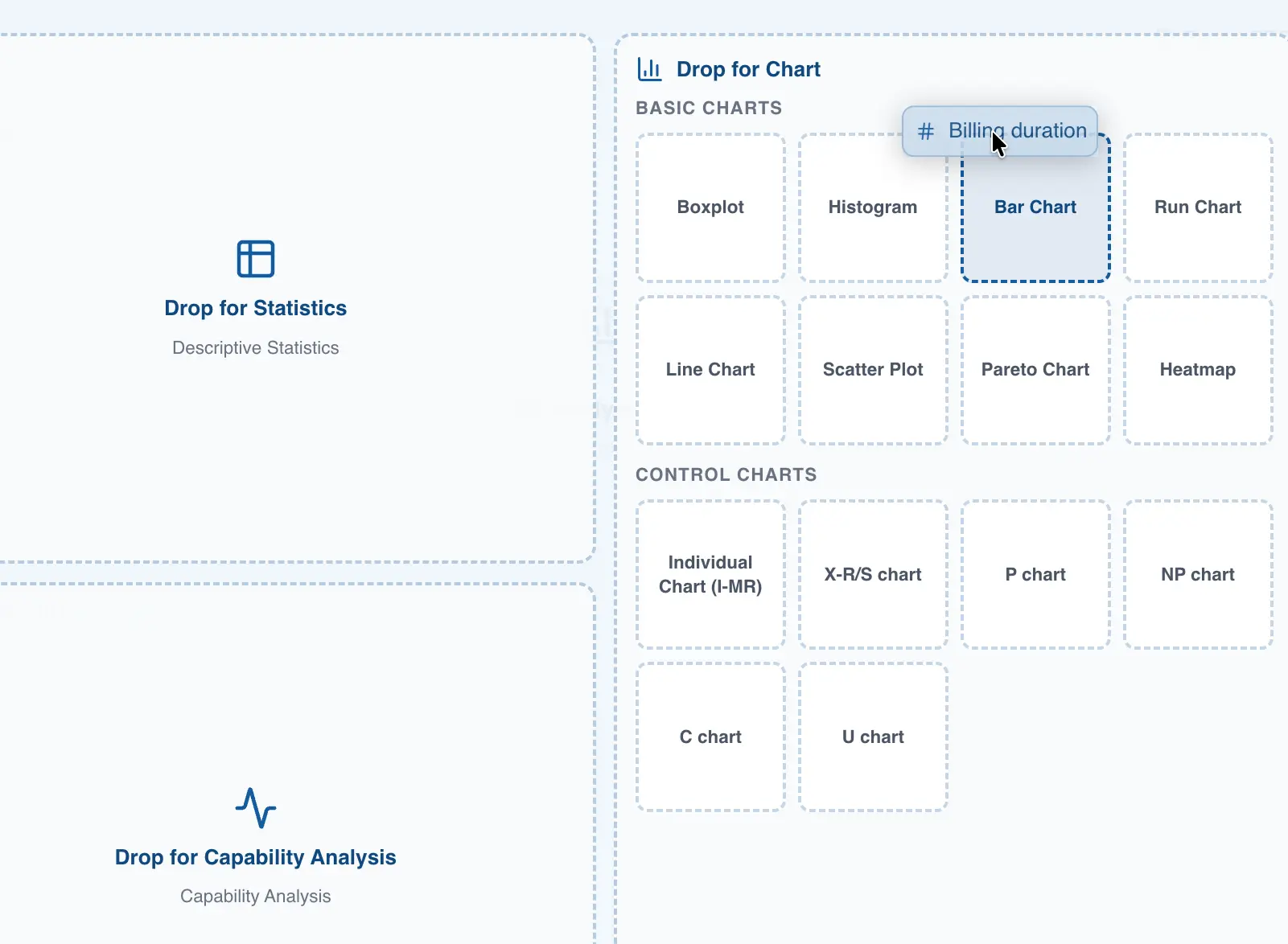 Create from drag and drop