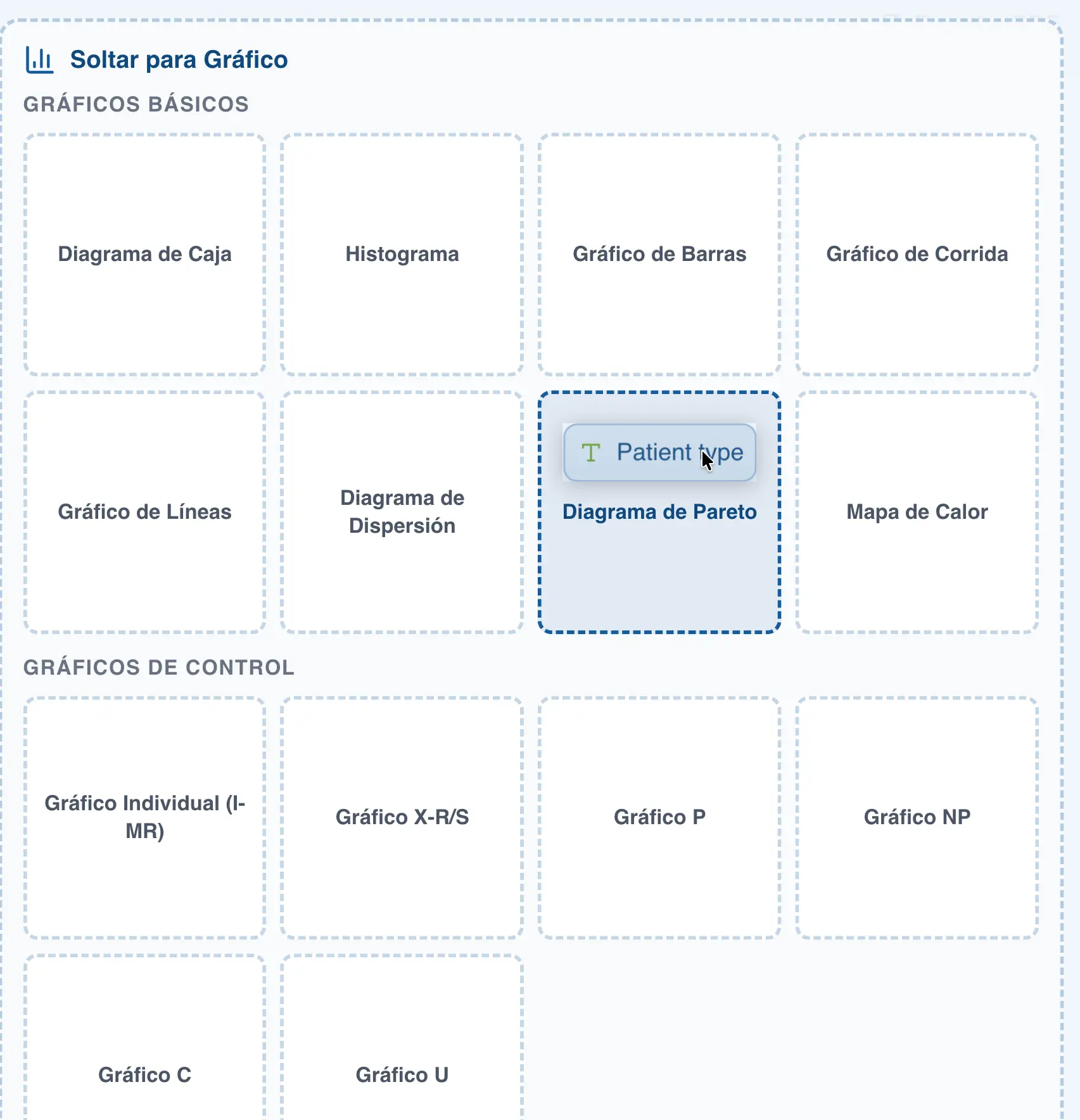 Create from drag and drop